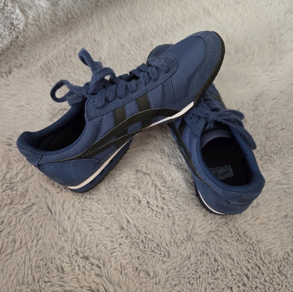 Onitsuka Tiger Navy and Black Sneakers